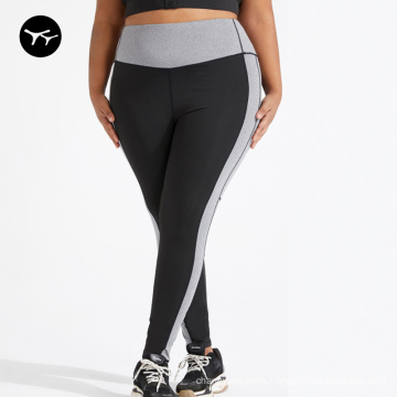 High Waist Sports Workout Solid Leggings Plus Size Women Leggings Gym Yoga Pants Large Plus Size XXXL XXXXL Sports Trousers